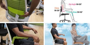 How to sit in a Steelcase Series 1 ergonomic office chair