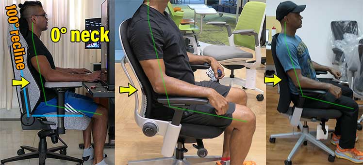 Good lumbar support result in 3 premium ergonomic desk chairs