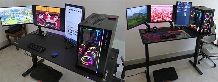 Magnus Pro standing desk versatility demonstration