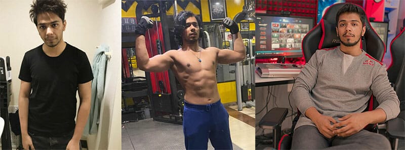 Esports player Arslan Ash body transformation