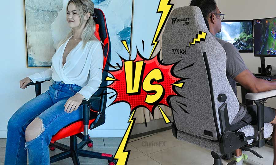 Cheap GTRacing vs expensive Secretlab gaming chairs compared
