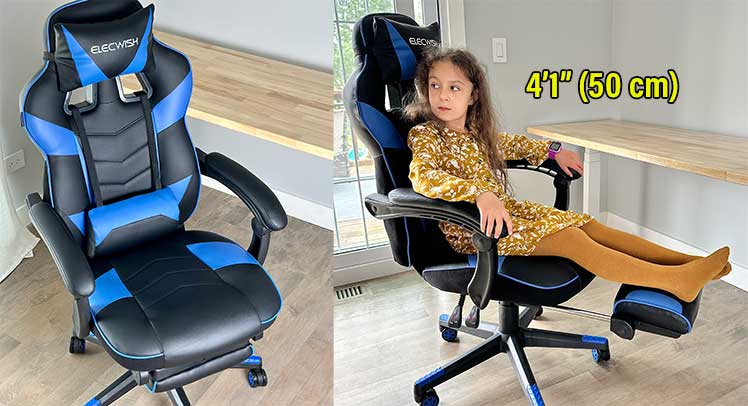 Elecwish gaming chair being used by young kids