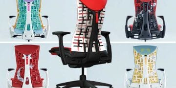Custom Herman Miller Embody gaming chair style concepts