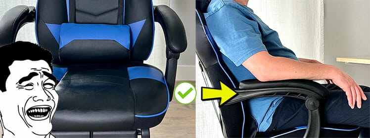 Effective use of Elecwish chair lumbar pillow