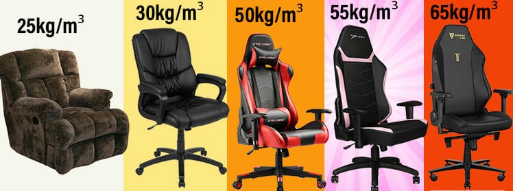 Knight chair padding density vs other chairs