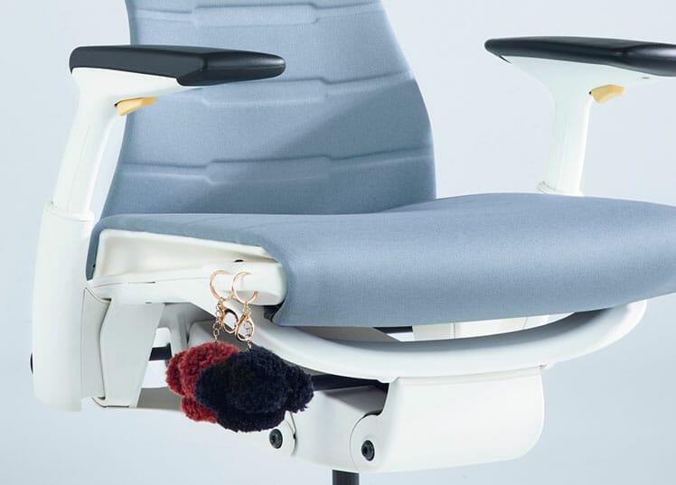 Special edition Embody gaming chair Kyedae design front seat closeup