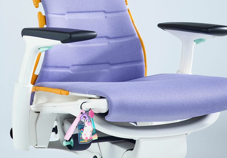 Mande Embody gaming special edition seat closeup