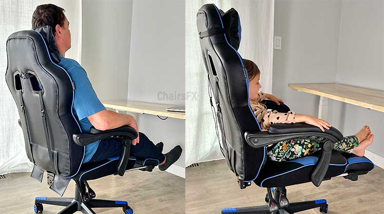 Elecwish chair versatility for various sizes