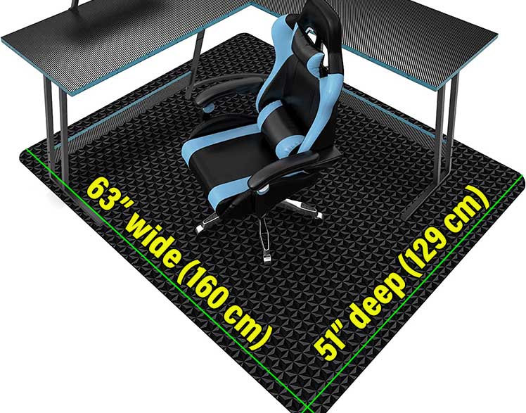 Sallous gaming office floor mat