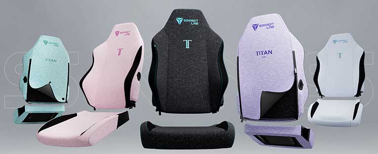 Secretlab Titan chair skins collection