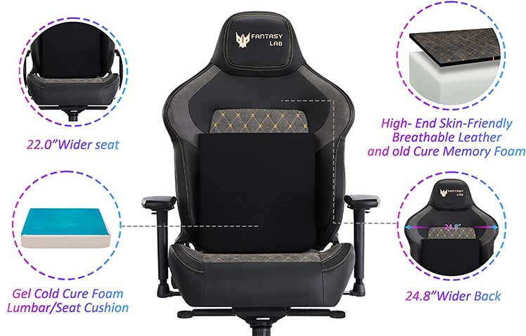 Von Racer big and tall features