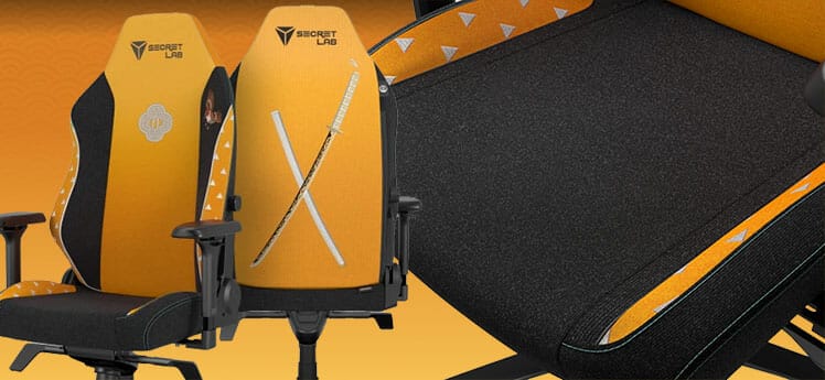 Demon Slayer Zenitsu fabric gaming chair