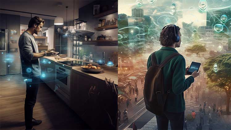 Future home and city life in an IoT Smart City