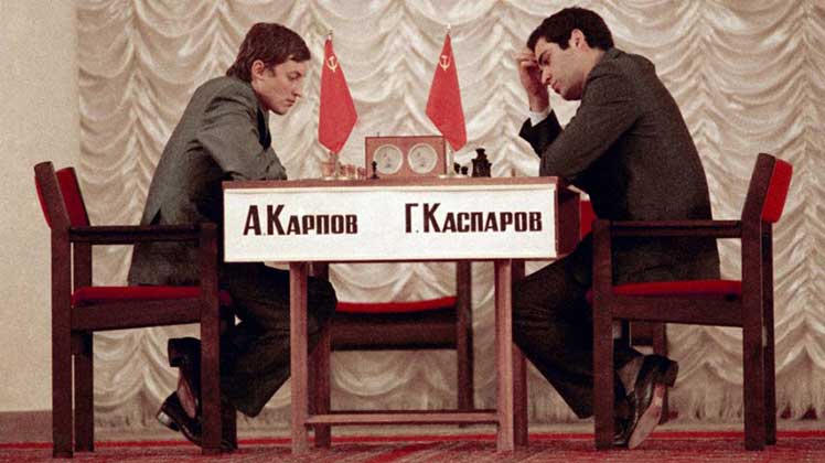 Anatoly Karpov at the 1984 World Chess Championship