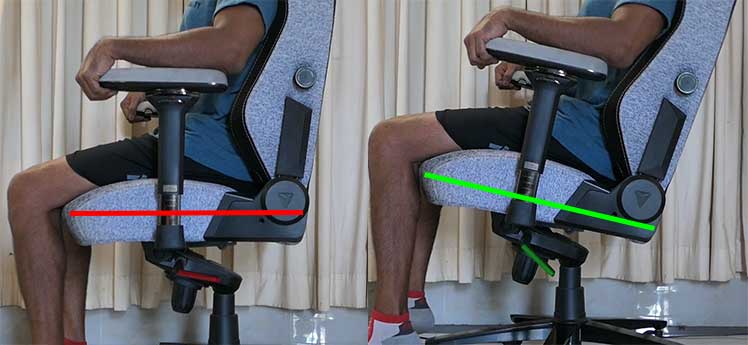 How to use a Titan chair tilt lock