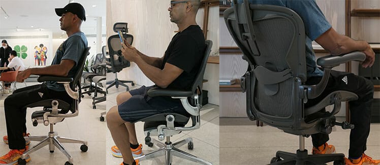 Herman Miller Aeron office chair neutral postures