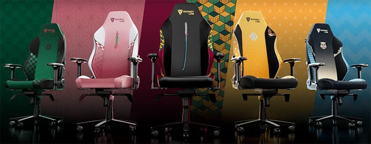 Secretlab Titan Demon Slayer gaming chairs