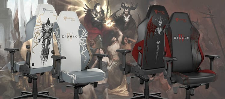 Secretlab Titan Evo Diablo IV gaming chairs
