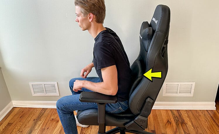 Anda Seat Frontier Series lumbar pillow usage