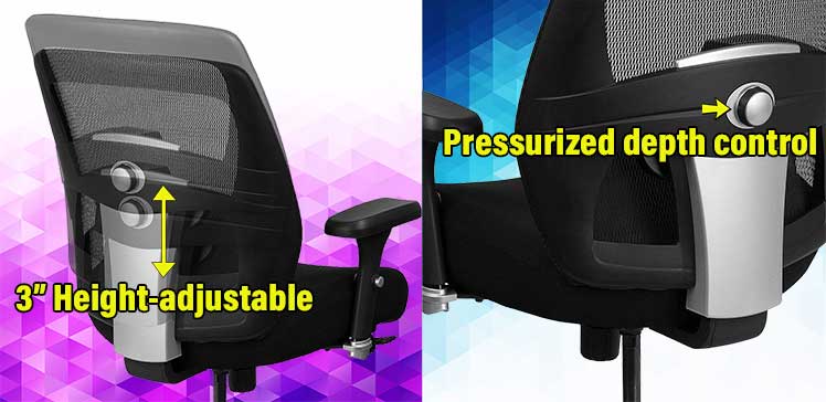 Flash Hercules big and tall back support system