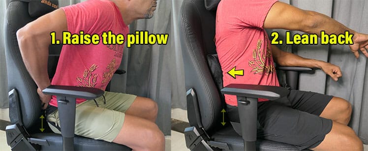 How to use a Phantom 3 lumbar support pillow
