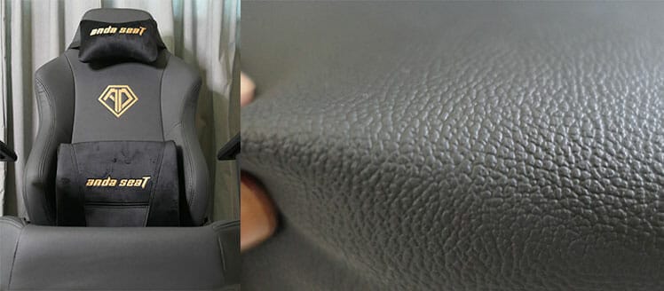 Closeup: Anda Seat Phantom 3 PVC leather
