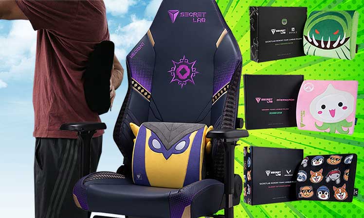 How to use Secretlab memory foam lumbar pillow