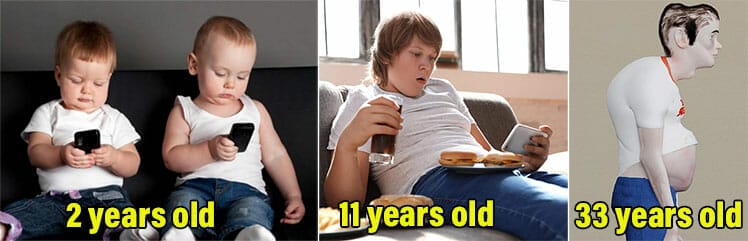 Children degrading with unhealthy postures over time