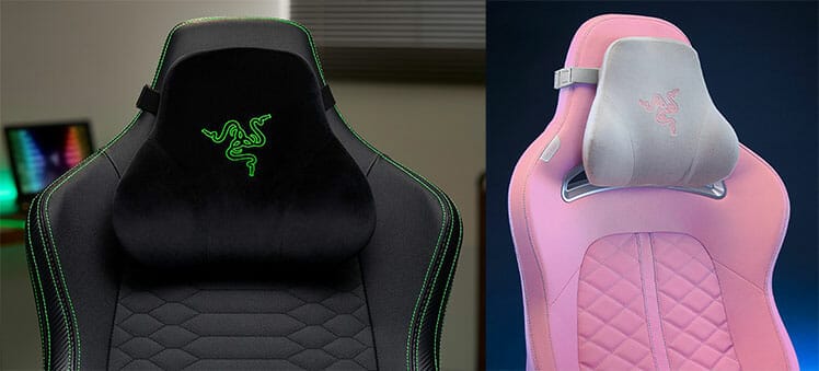 Razer Enki gaming chair headrests