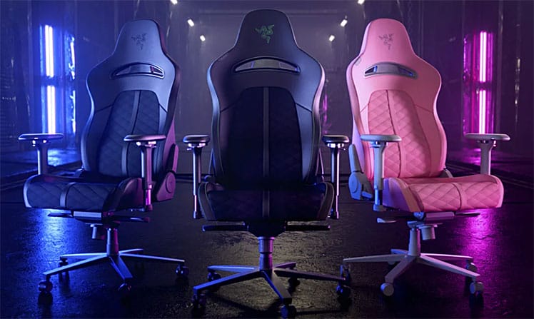 Razer Enki gaming chair styles trio