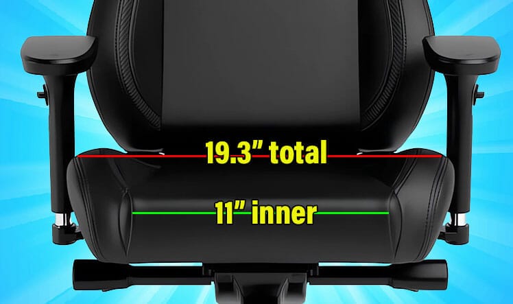 Noblechairs Epic Compact seat width