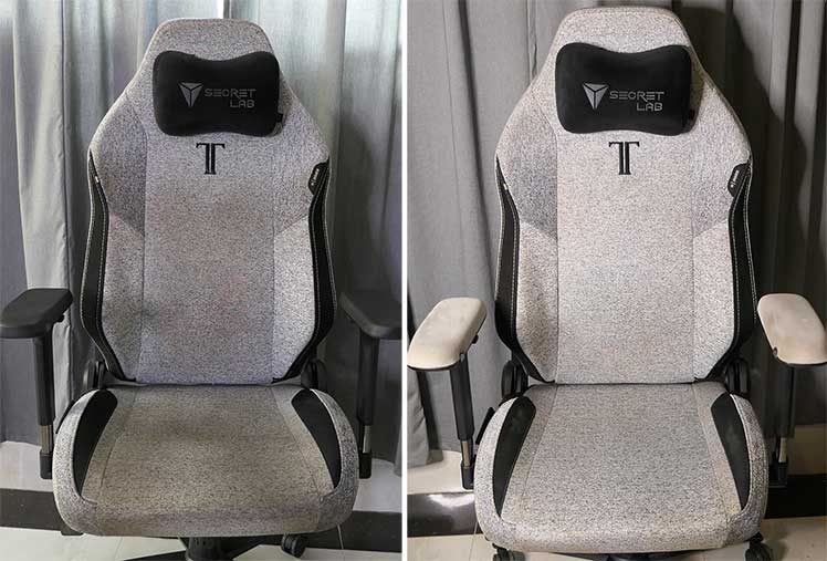 How to clean discount white gaming chair