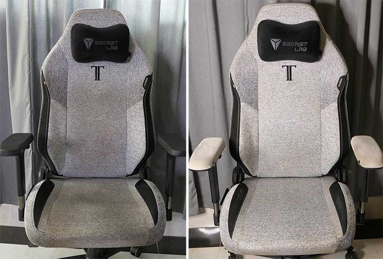how to clean Secretlab chair fabric