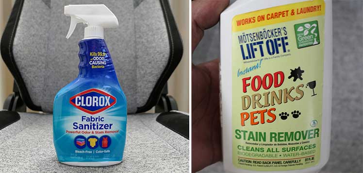 Fabric chair cleaner you can buy at the supermarket