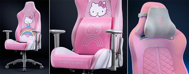 Razer Iskur X Hello Kitty gaming chair build