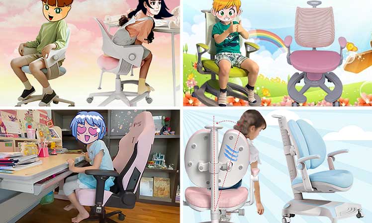 Best ergonomic desk chair models for kids aged 4-12