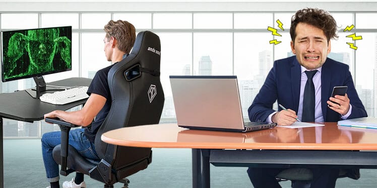 Return to the office scenario