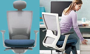 Sidiz T50 ergonomic chair for short person