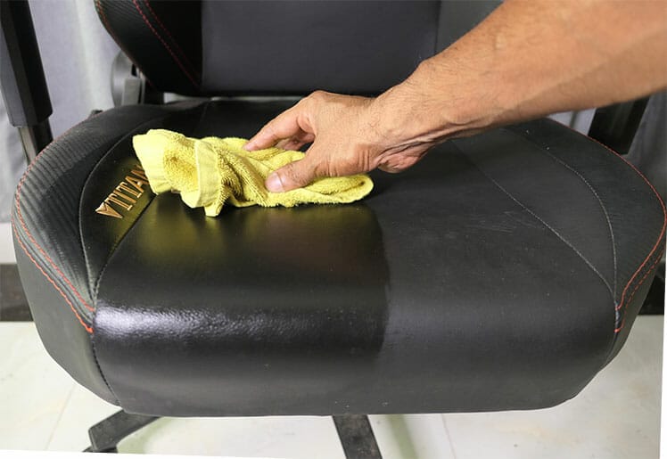 How to clean leather gaming chair