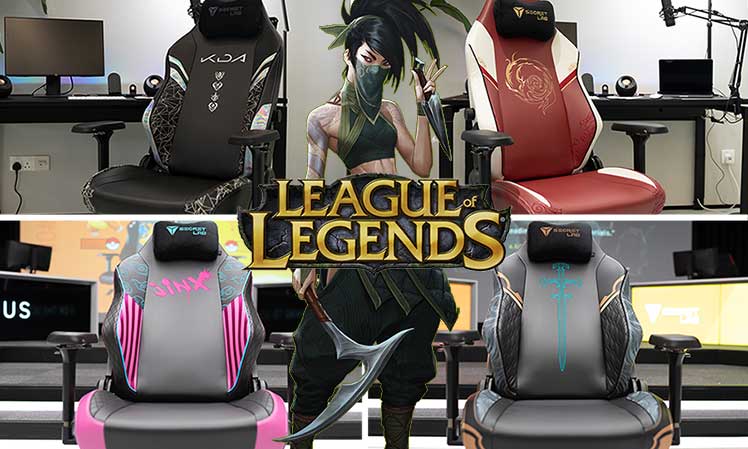 Secretlab League of Legends gaming chairs