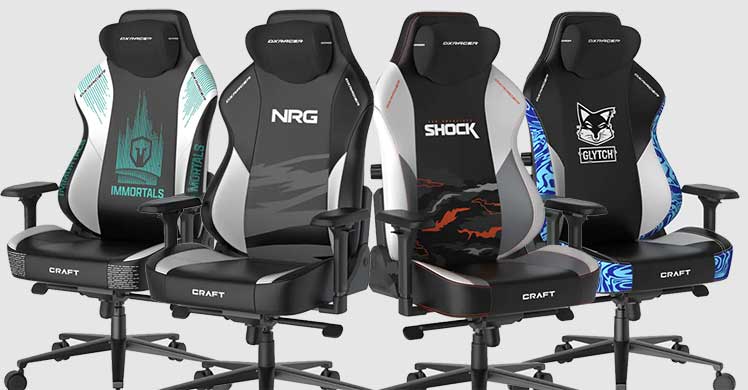 DXRacer Craft esports gaming chairs