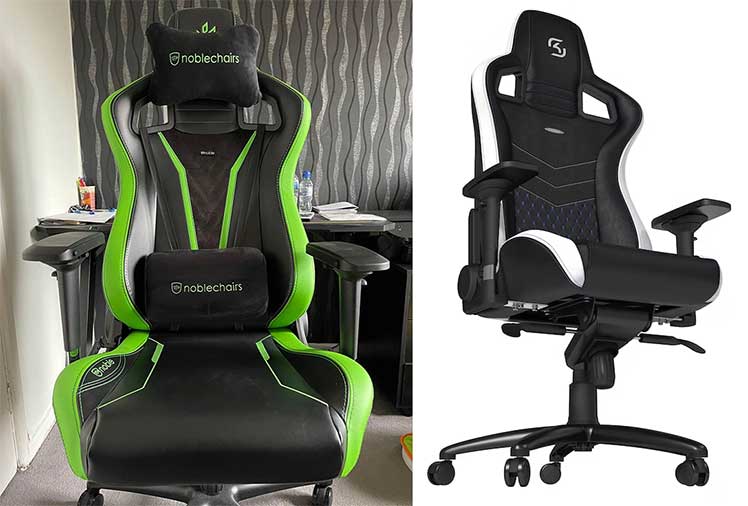 Noblechairs Epic esports team chairs