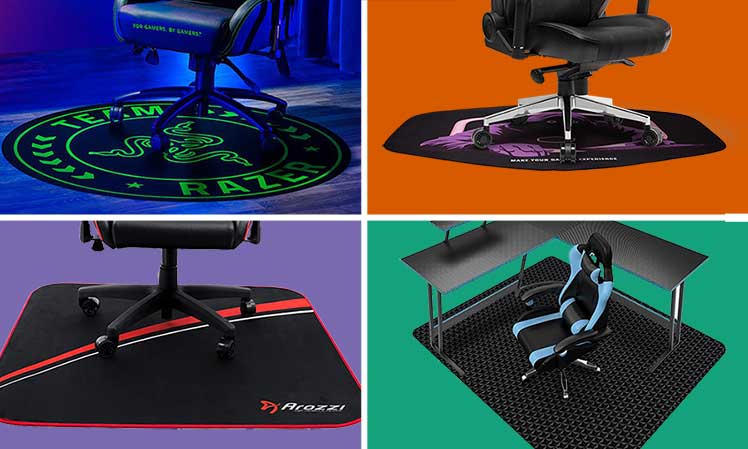 Gaming floor outlet mats