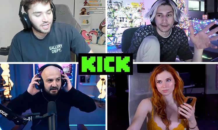 Gaming chairs used by top Kick streamers