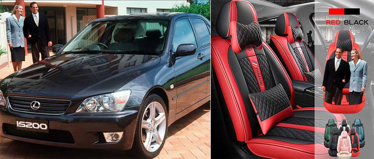 Lexus IS200 exotic car seats 2002