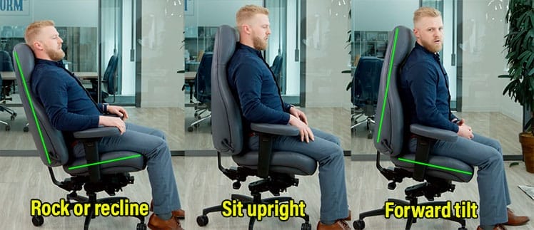 Lifeform Ultimate Executive chair recline functions