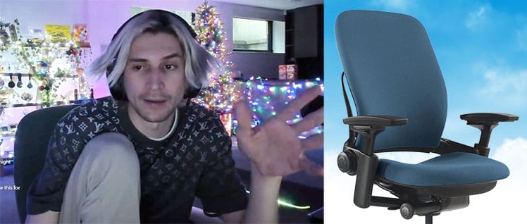 xQC gaming chair
