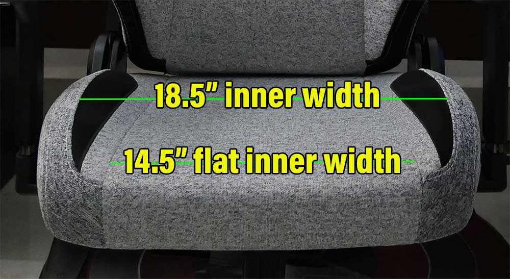 Titan Evo seat measurements