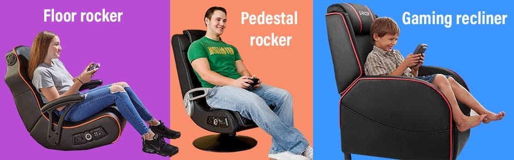Types of console gaming chairs