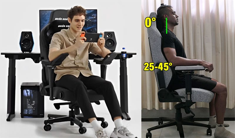 Kaiser 4 vs Titan chair sitting experience